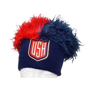 World Cup Toronto - USA Hockey Flair Hair Beanie Cap - Unisex One Size 2016